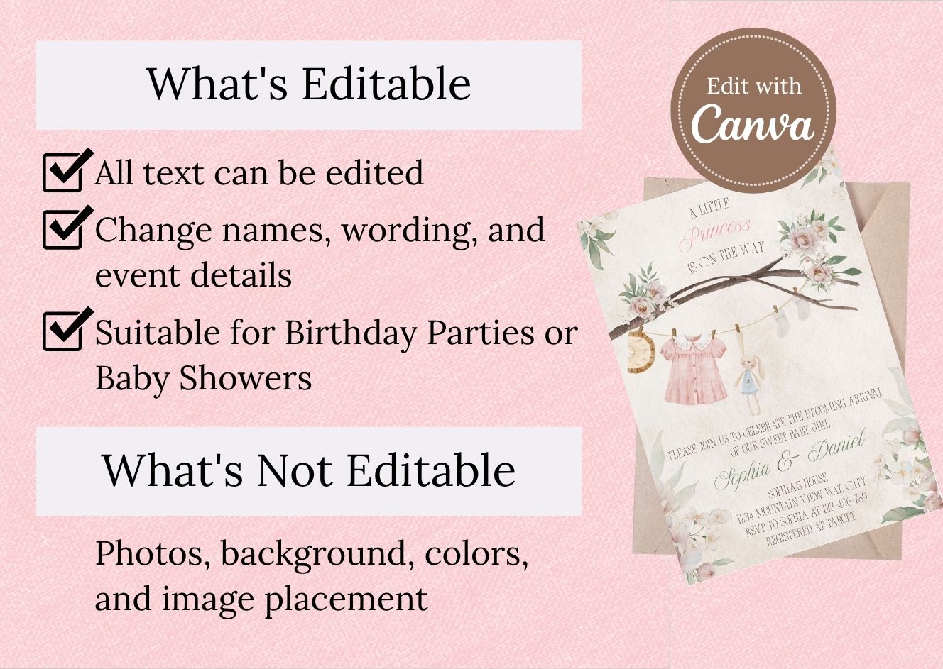 Little Princess Invitation - MintyInvites
