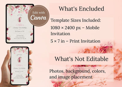 Dreamy Blossom Birthday Invitation - MintyInvites