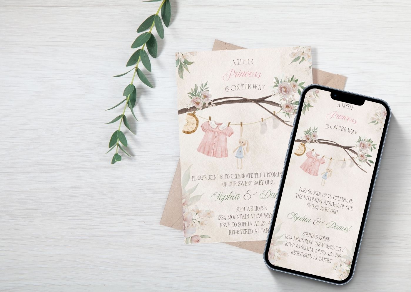 Little Princess Invitation - MintyInvites