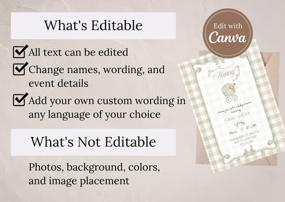Little Hunny Invitation - MintyInvites
