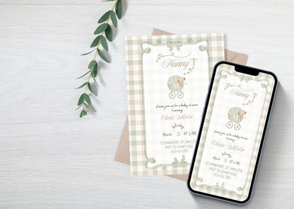 Little Hunny Invitation - MintyInvites