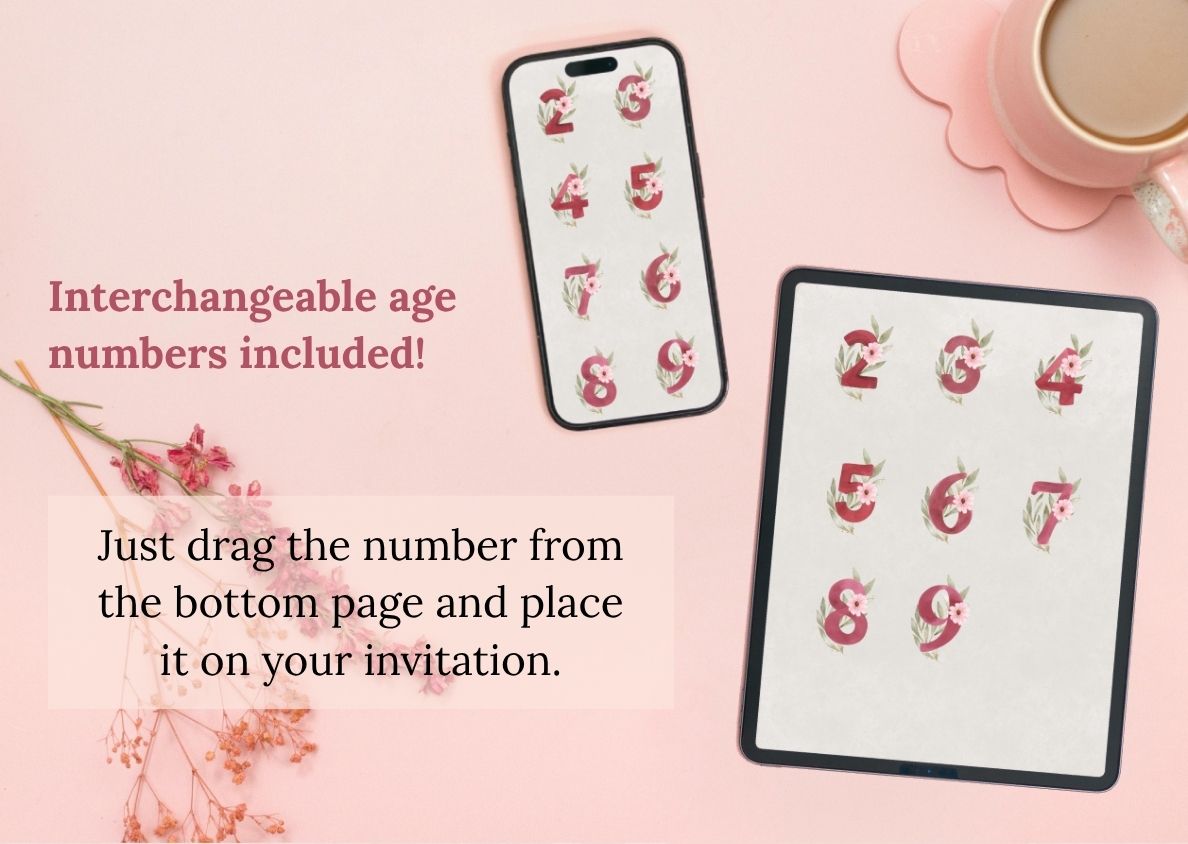 Dreamy Blossom Birthday Invitation - MintyInvites