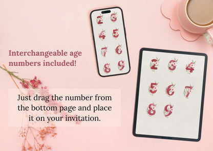 Dreamy Blossom Birthday Invitation - MintyInvites