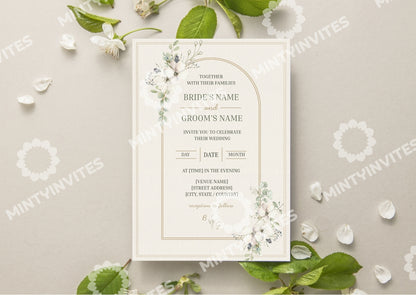 Boho Sage Green Wedding Invite - MintyInvites