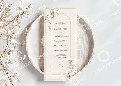 Boho Sage Green Wedding Invite - MintyInvites
